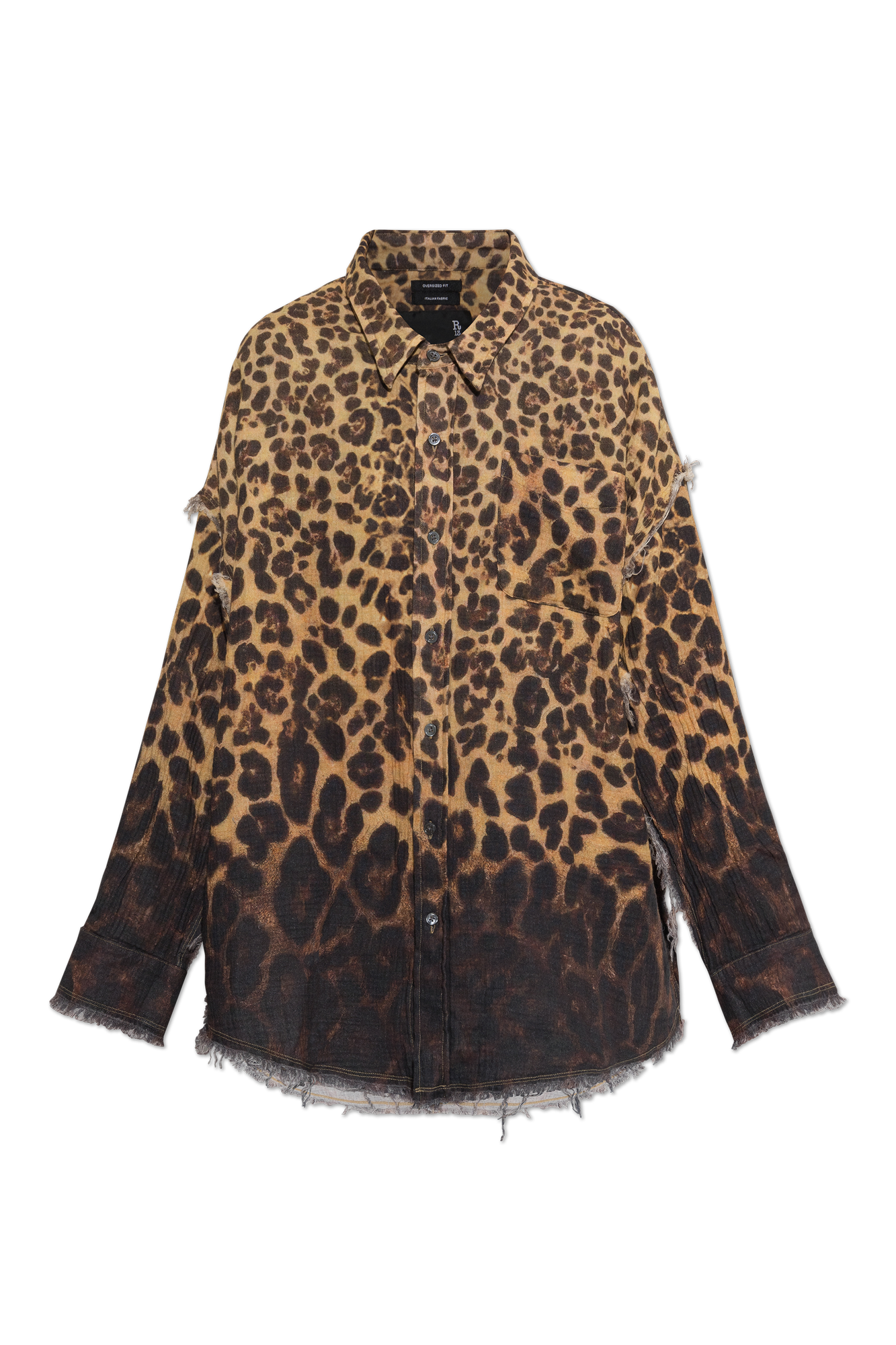 R13 Cotton shirt with animal motif | Women's | Vitkac